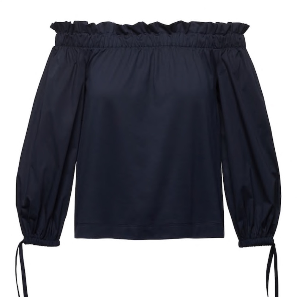 Banana Republic Cotton Off-the-Shoulder Top